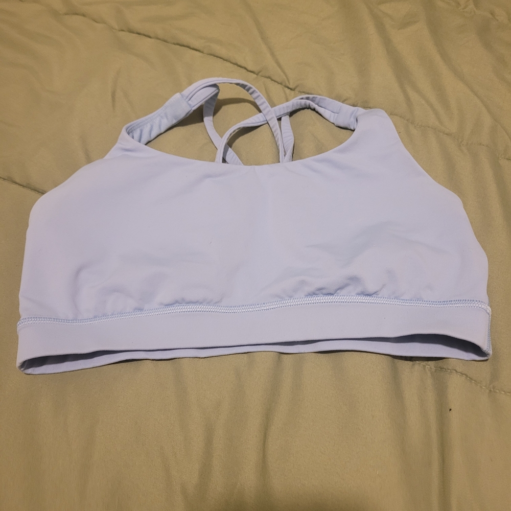 LULULEMON Women's Light Lavender Strappy Sports Bra Medium/6